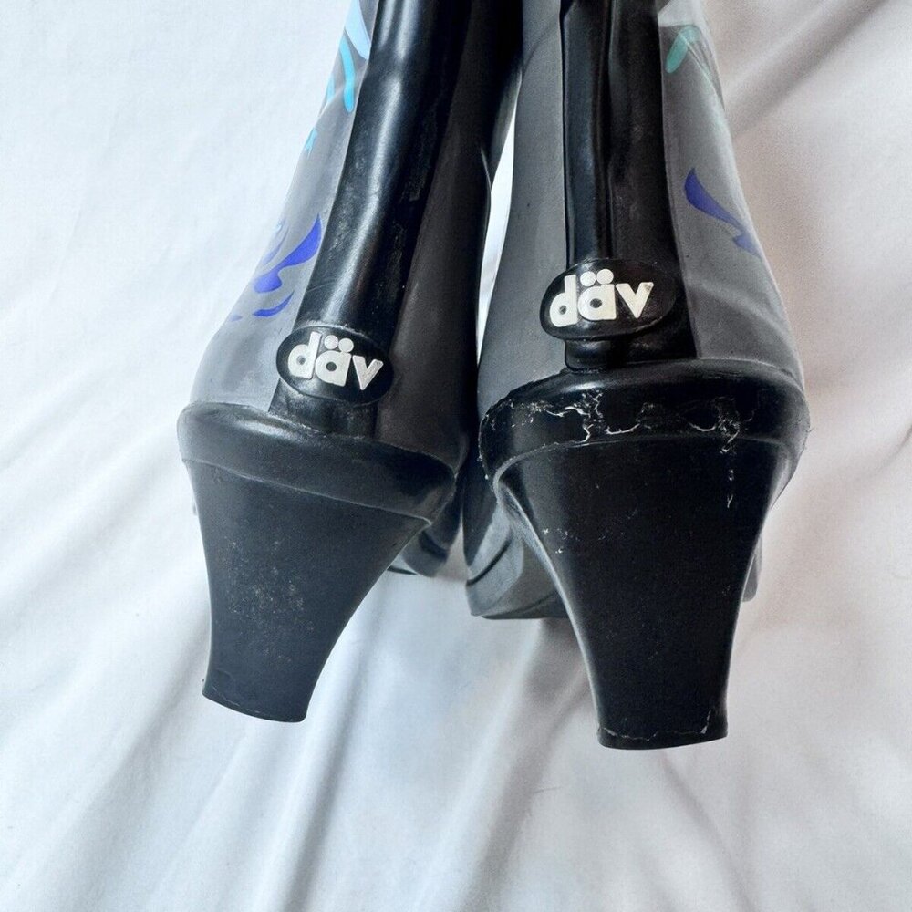 Women’s Dav Rain boots Koy Fish Cowboy Size 9 - Picture 8 of 10